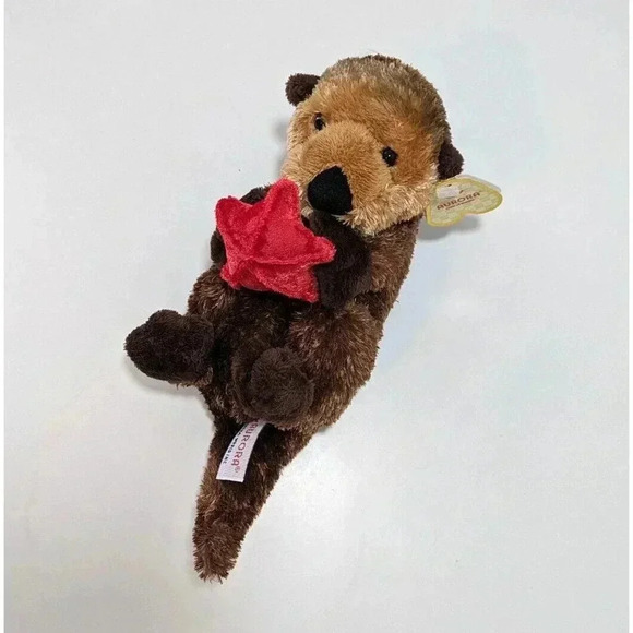 Aurora Sea Otter Brown Mini Flopsie 9" Otto NEW Adorable Stuffed Animal Plush - Picture 2 of 5
